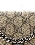 GG Supreme Monogram Mini Dionysus Chain Wallet