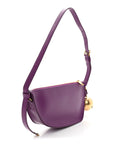Calfskin Mini Shield Sling Bag Thistle