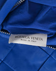 Paper Calfskin Maxi Intrecciato Cassette Messenger Blue
