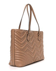 Calfskin Matelasse Monochrome GG Marmont Large Tote Camelia
