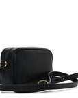 Pebbled Calfskin Mini Soho Disco Bag Black