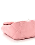 Lambskin Quilted Medium CHNL 19 Flap Light Pink