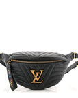 Calfskin Quilted New Wave Bumbag Black