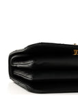 Caviar Quilted Mini Top Handle Flap Black
