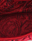 Velvet Rose Medium Caro Bag Rouge