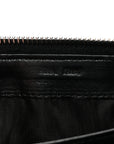 Patent Bow Flap Wallet Green Black