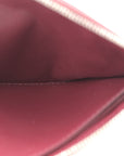 Nappa Intrecciato Square Zip Around Wallet Barolo
