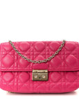 Lambskin Cannage Miss D1OR Promenade Pouch Fuchsia