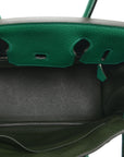 Togo Verso Birkin 30 Vert Vertigo Vert Fonce