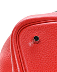 Taurillon Clemence Picotin Lock 22 MM Rouge Tomate
