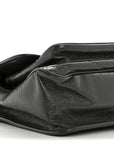Crinkled Calfskin Matelasse Monogram Medium Niki Chain Satchel Storm