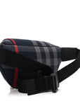 House Check Sonny Bum Bag Navy Grey