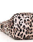 Nylon Leopard Print Changing Bag Brown