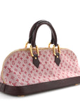 Mini Monogram Alma Long Cherry