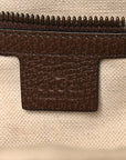 GG Supreme Monogram Medium Ophidia Day Backpack Brown