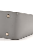 Calfskin Logo Embossed Small Tool 2.0 North-South Tote BLCG Grey