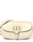 Box Calfskin East West Bobby Bag Latte
