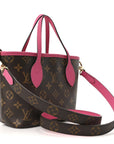 Monogram Neverfull Inside Out Bandouliere BB Rose Pondichery