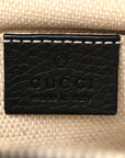 Pebbled Calfskin Small Soho Disco Bag Black