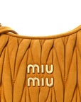 Suede Matelasse Mini Wander Hobo Whisky
