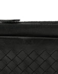 Nappa Intrecciato Key Holder Black
