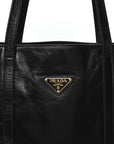 Soft Lux Large Shopping Tote Black