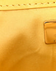 Suede Quilted Mini CHNL 25 Handbag Yellow