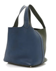 Taurillon Clemence Casaque Picotin Lock 22 MM Bleu Thalassa Canopee