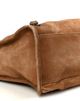 Waxed Suede Calfskin Classic Hardware Medium Le City Camel