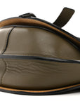 Calfskin Jacquard Mini Gate Dual Bag Autumn Green