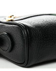 Calfskin Web Mini Ophidia Shoulder Bag Black