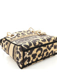 Canvas Mini Mizza Embroidered Lady D-Lite Beige Multicolor