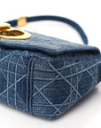 Denim Cannage Small Caro Bag Blue
