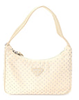 Tessuto Nylon Studded Mini Re-Edition Bag Deserto