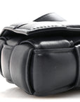 Nappa Maxi Intreccio Small Padded Cassette Crossbody Bag Deep Blue