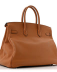 Taurillon Novillo Sea Surf and Fun Birkin 35 Toffee