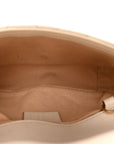 Calfskin Matelasse Super Mini GG Marmont Shoulder Bag White