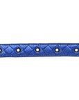 Metallic Nappa Intrecciato Belt 80 32 Blue