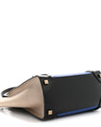 Smooth Calfskin Micro Tri-Color Luggage Indigo