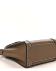Drummed Calfskin Nano Luggage Souris