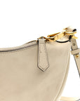 Vitello Grace Matte Mini FNDIgraphy Hobo Bag White Ice