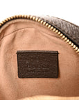 GG Supreme Monogram Web Mini Ophidia Round Shoulder Bag Brown