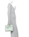 Matte Alligator Birkin Sellier 25 Vert D'eau