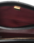 Lambskin Quilted Small Trendy CC Dual Handle Flap Bag Black
