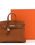 Togo Birkin 25 Gold
