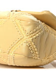Calfskin Crochet Medium CHNL 19 Flap Yellow
