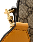 GG Supreme Monogram Web Neo Vintage Shoulder Bag Beige New Acero Crop