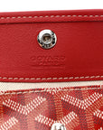 Goyardine Reversible Mini Anjou Red