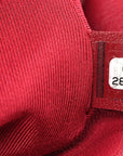 Lambskin Quilted Large CHNL 19 Flap Red