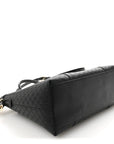 Soft MicroGCCIssima Small Zippered Satchel Black